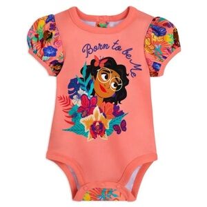 Disney Baby Mirabel Encanto Bodysuit 6-9M Infant Girl Short Sleeve Floral NWT